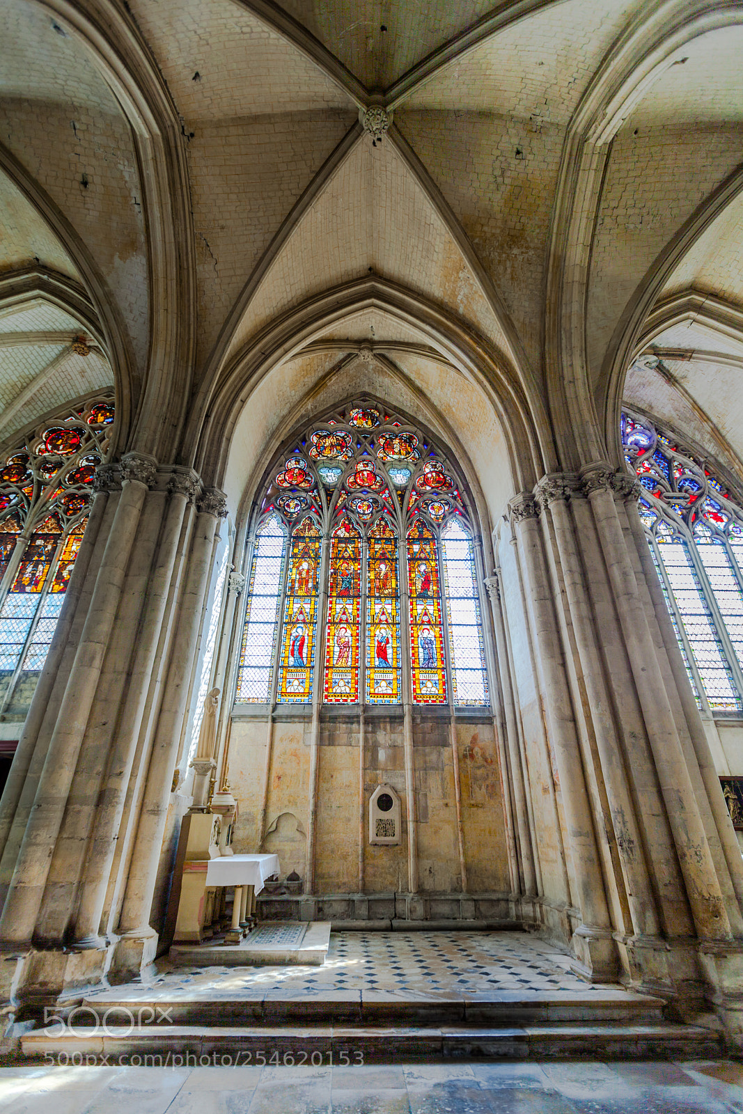 Canon EOS 5D Mark II sample photo. Troyes cathedral photography