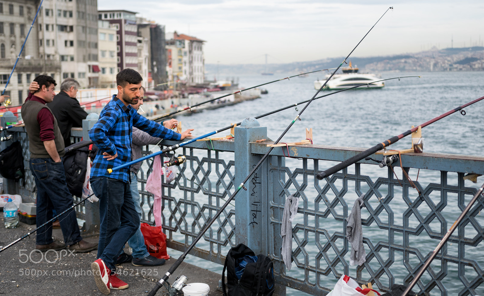 Nikon D3300 sample photo. Galata fisherman photography