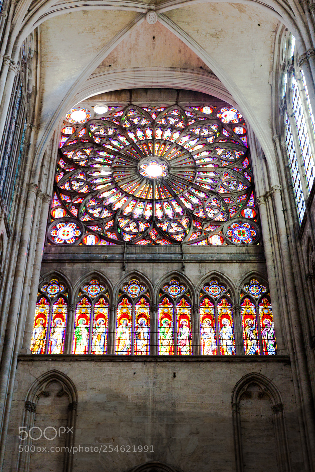 Canon EOS 5D Mark II sample photo. Troyes cathedral photography