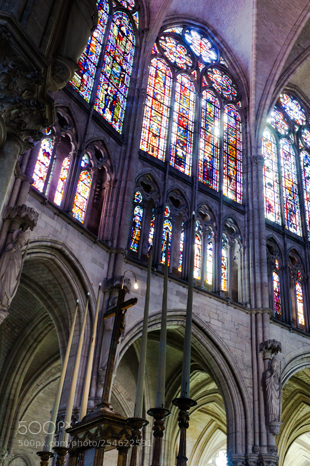 Canon EOS 5D Mark II sample photo. Troyes cathedral photography