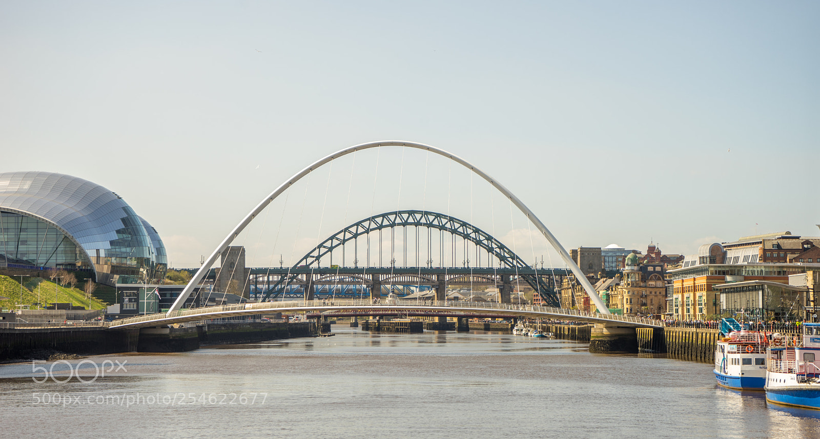 Sony a7 sample photo. Newcastle bridges photography