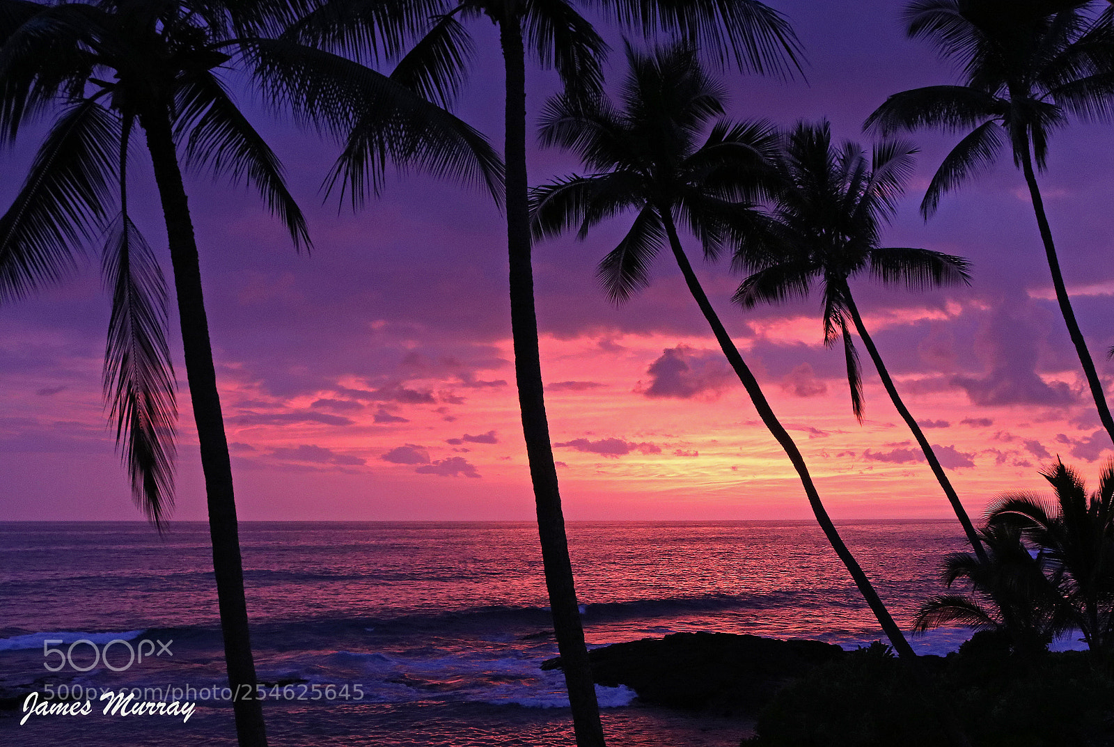 Canon EOS 750D (EOS Rebel T6i / EOS Kiss X8i) sample photo. Kona sunset photography