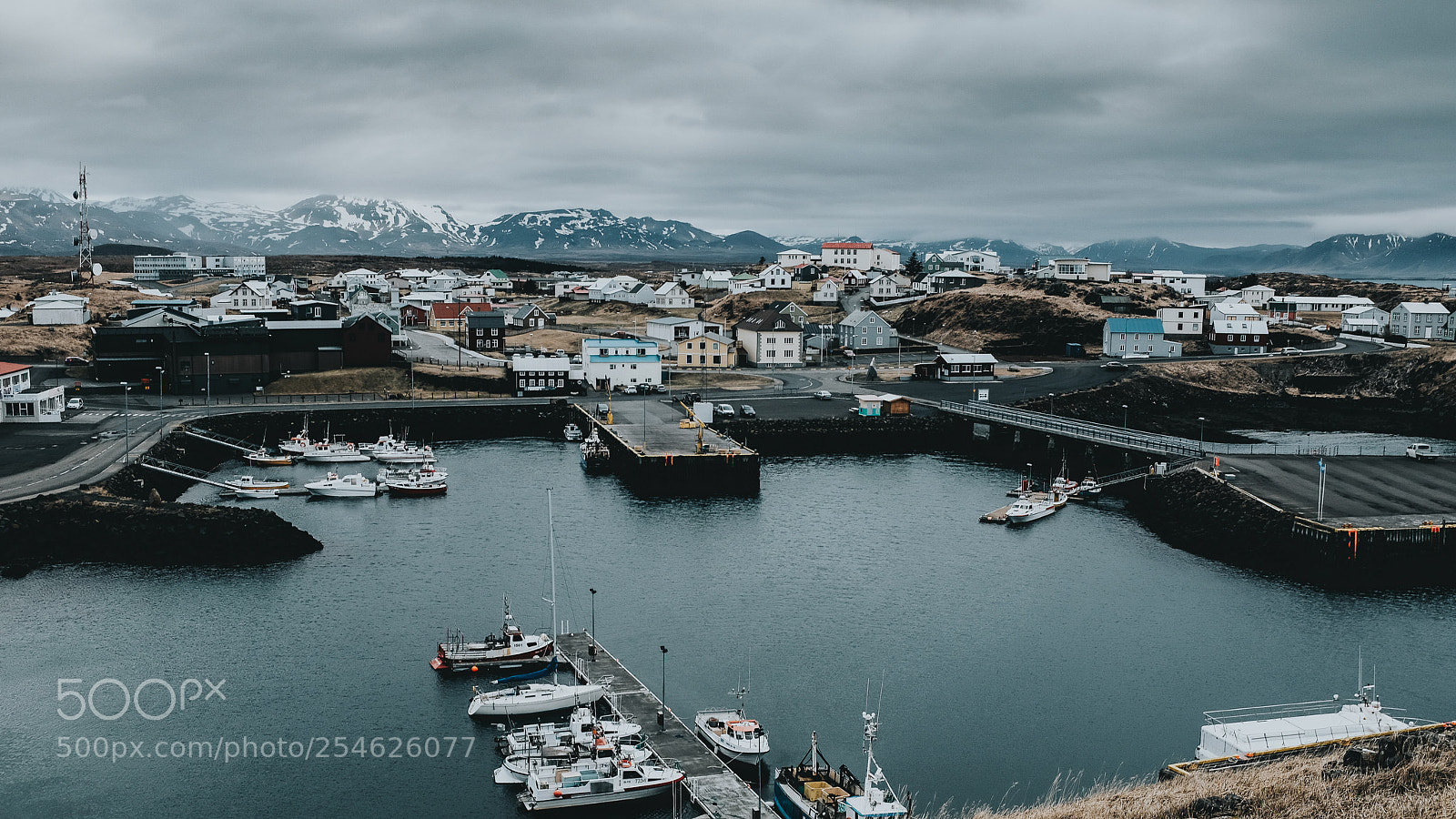 Fujifilm X100F sample photo. City of stykkishólmur photography