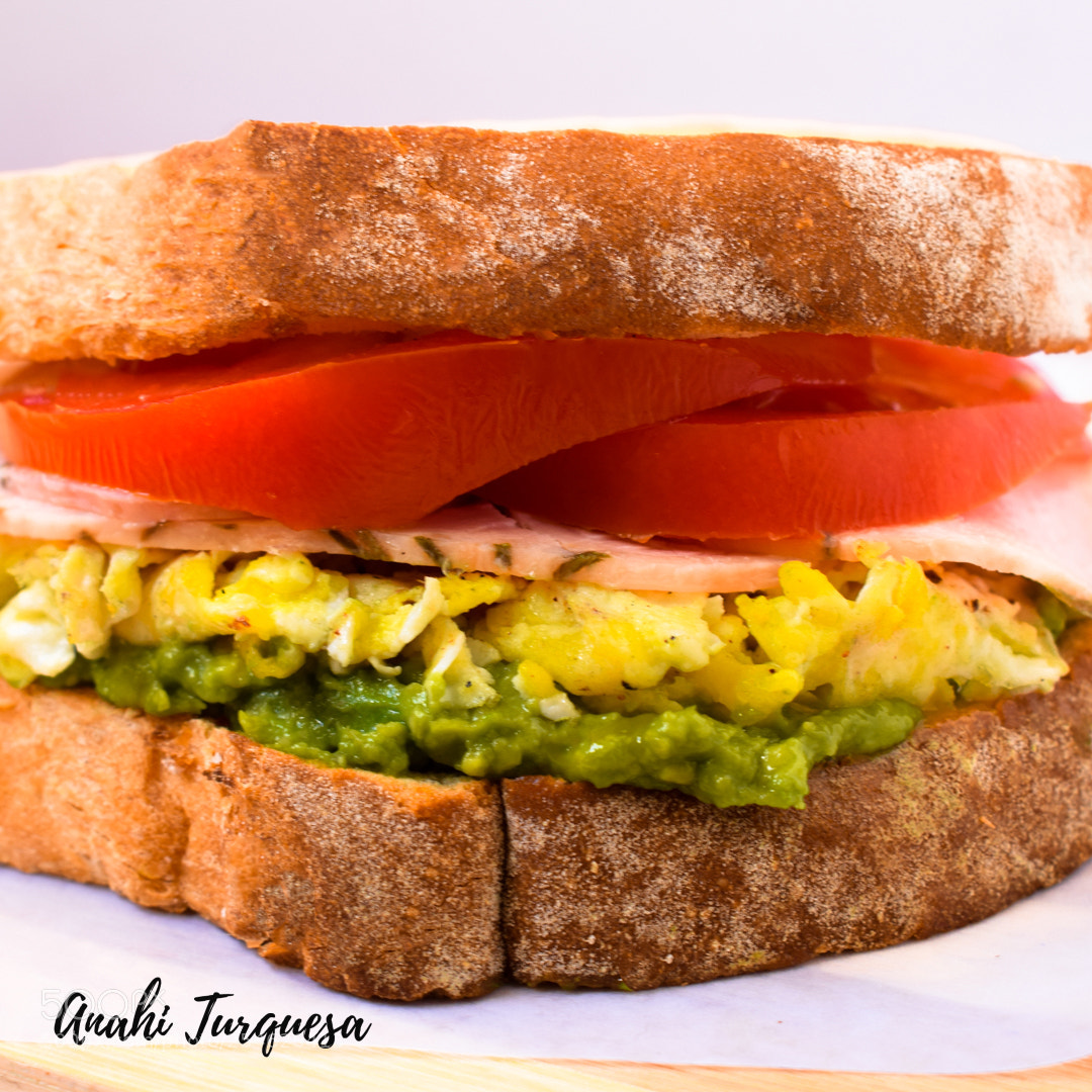 Nikon D3300 sample photo. Avocado sandwich photography