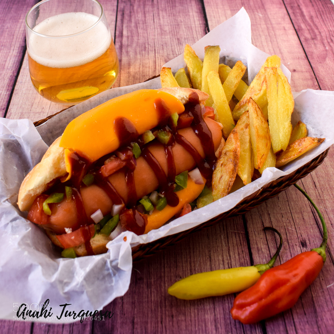 Nikon D3300 sample photo. Hot dog photography