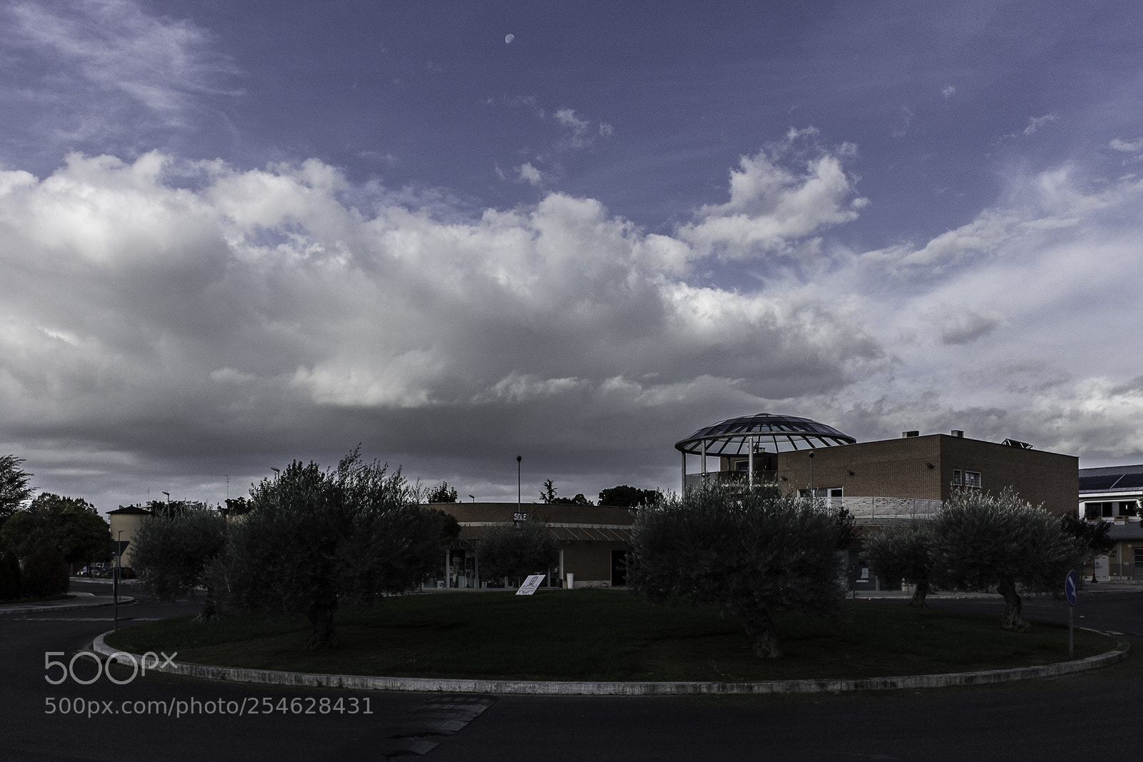 Canon EOS M10 sample photo. Clouds and moon above photography