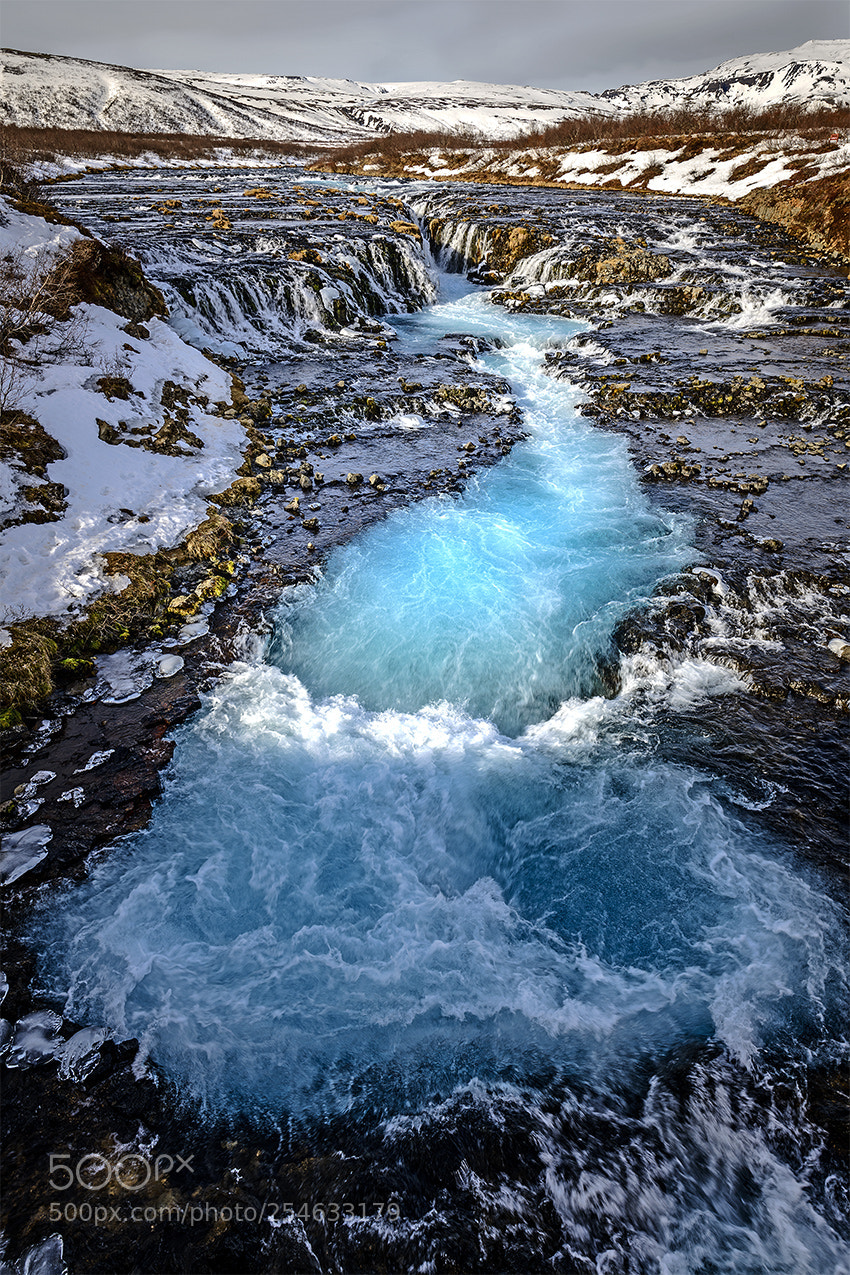 Nikon D850 sample photo. Brúarfoss, iceland photography