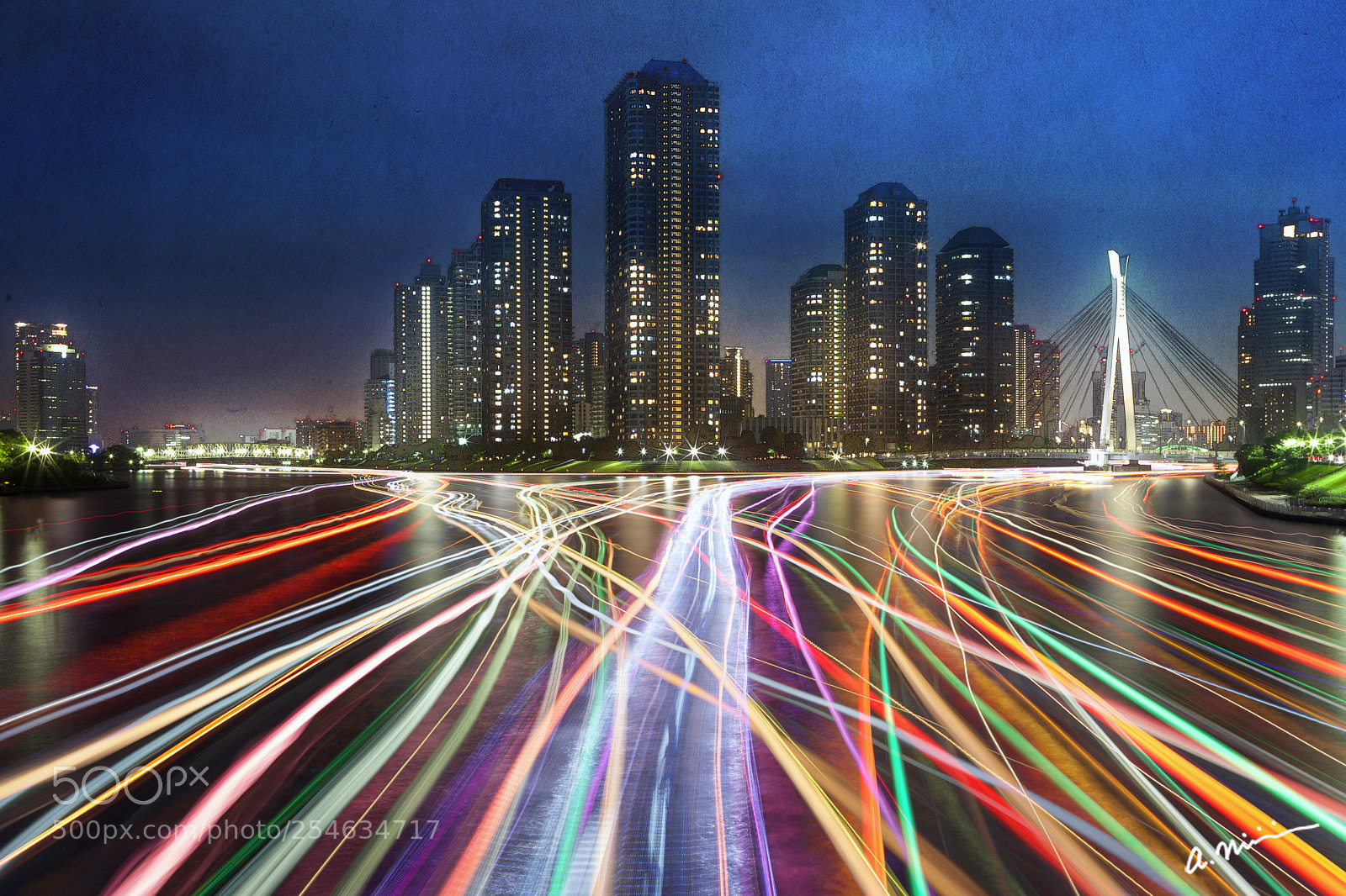 Canon EOS 5D Mark II sample photo. Rivercity's nite photography