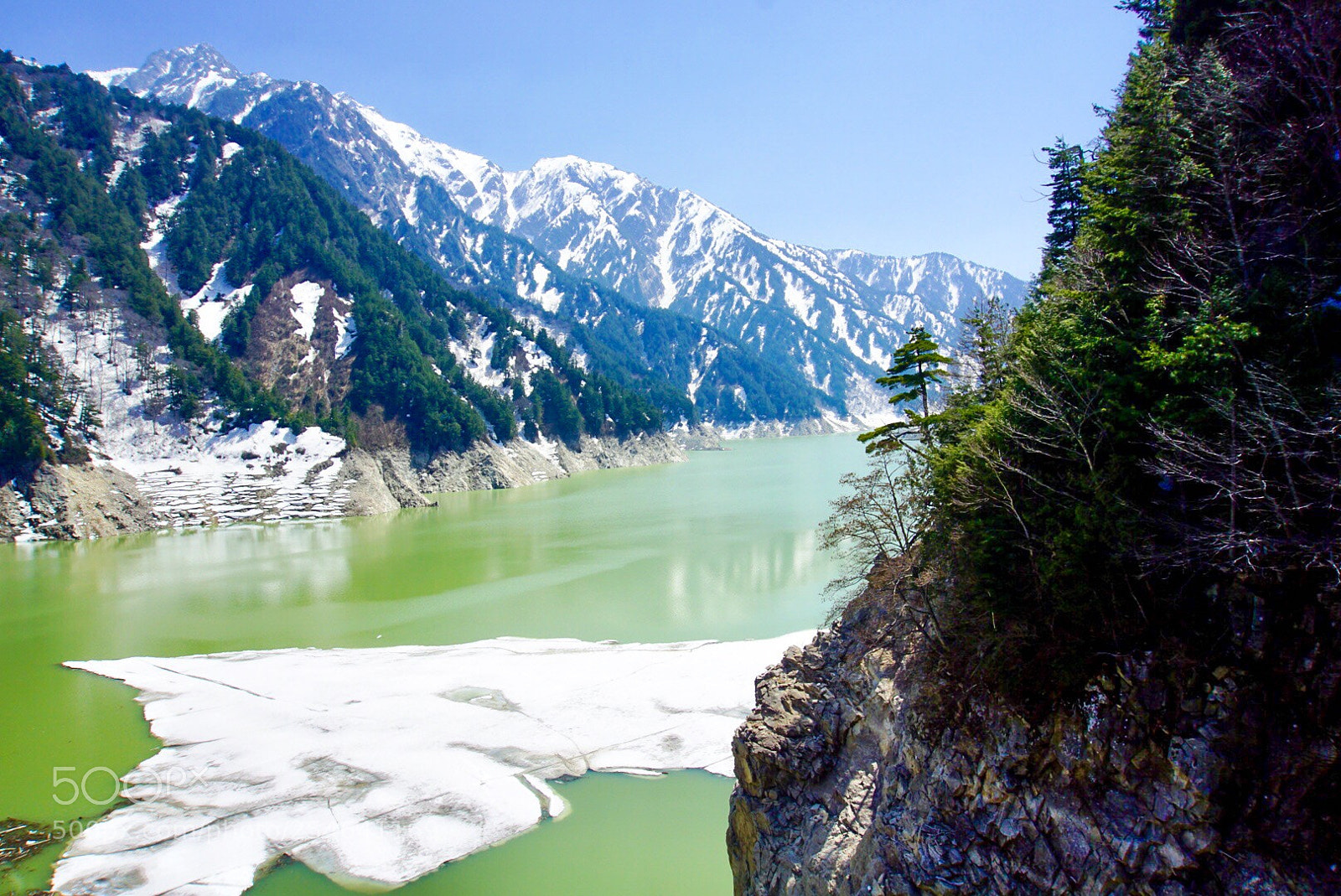 Sony a6000 sample photo. Kurobe dam japan  photography