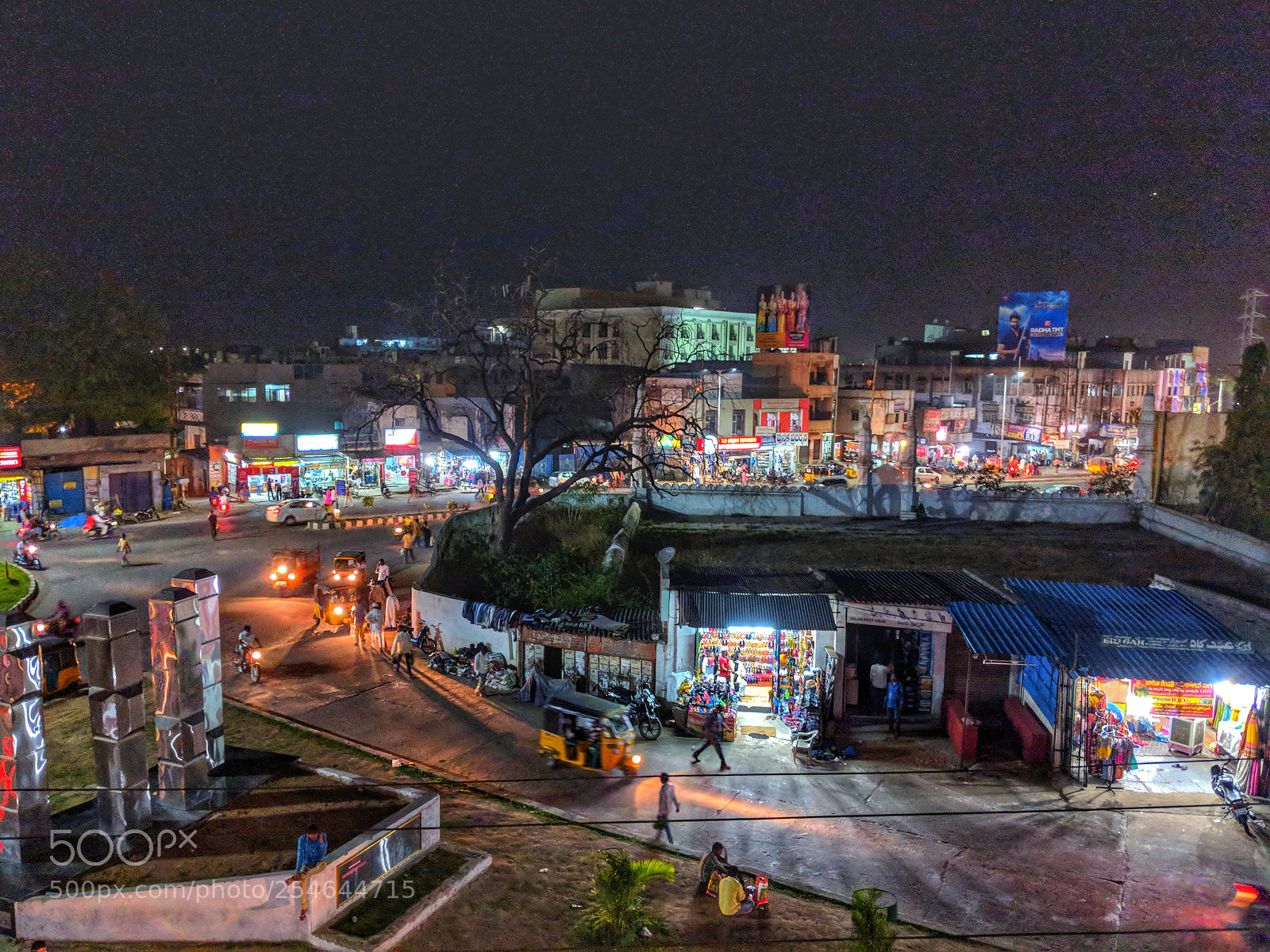 Google Pixel 2 sample photo. Night fall in the photography