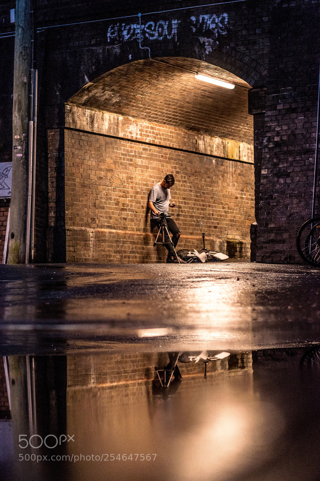 Nikon D5500 sample photo. Tunnel reflection photography