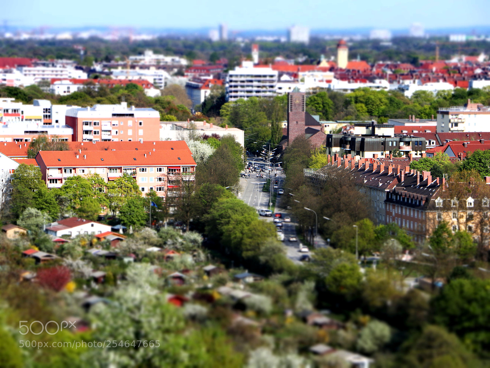 Canon EOS M6 sample photo. Munich tiltshift photography