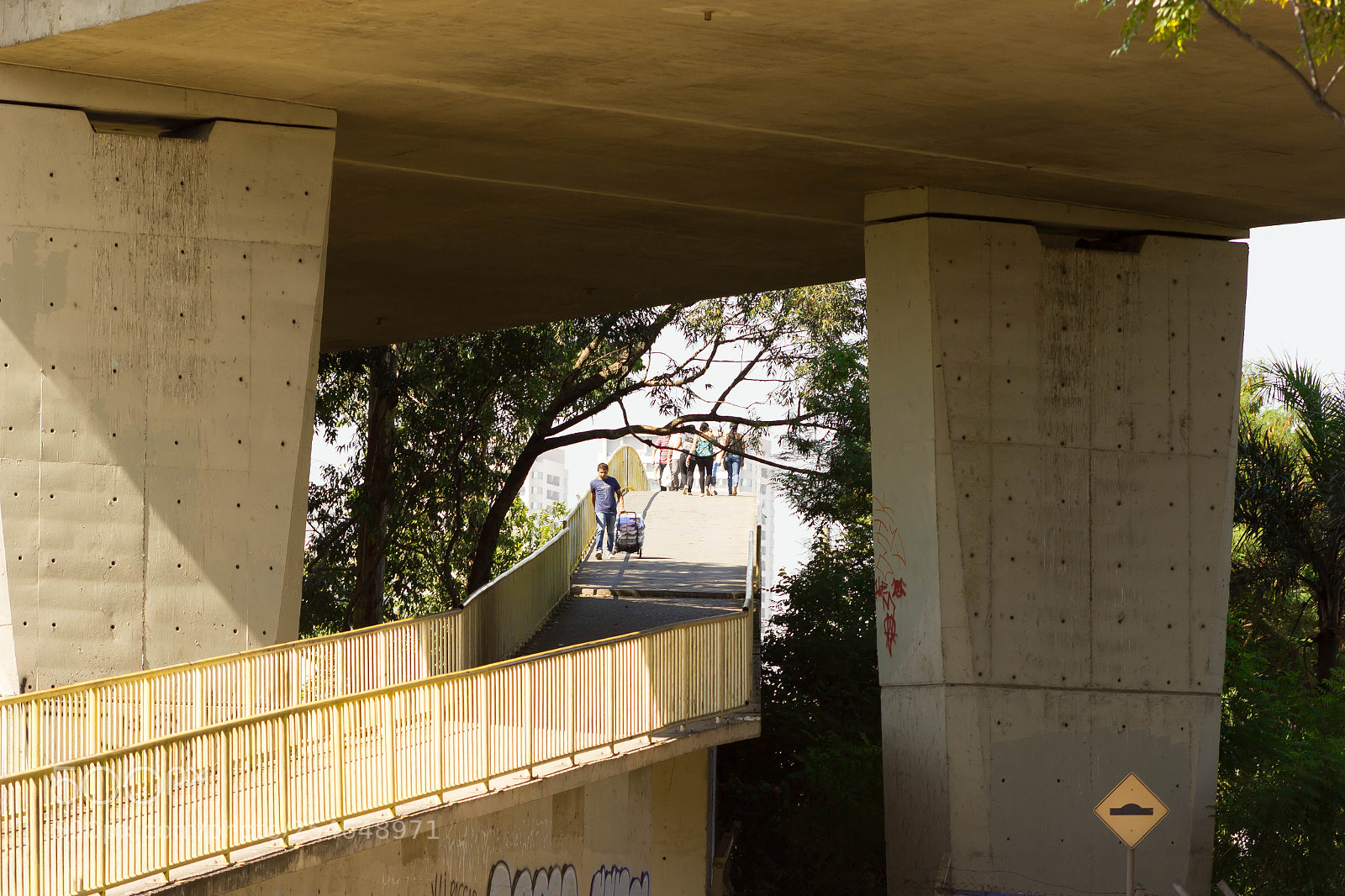 Canon EOS 550D (EOS Rebel T2i / EOS Kiss X4) sample photo. Footbridge photography