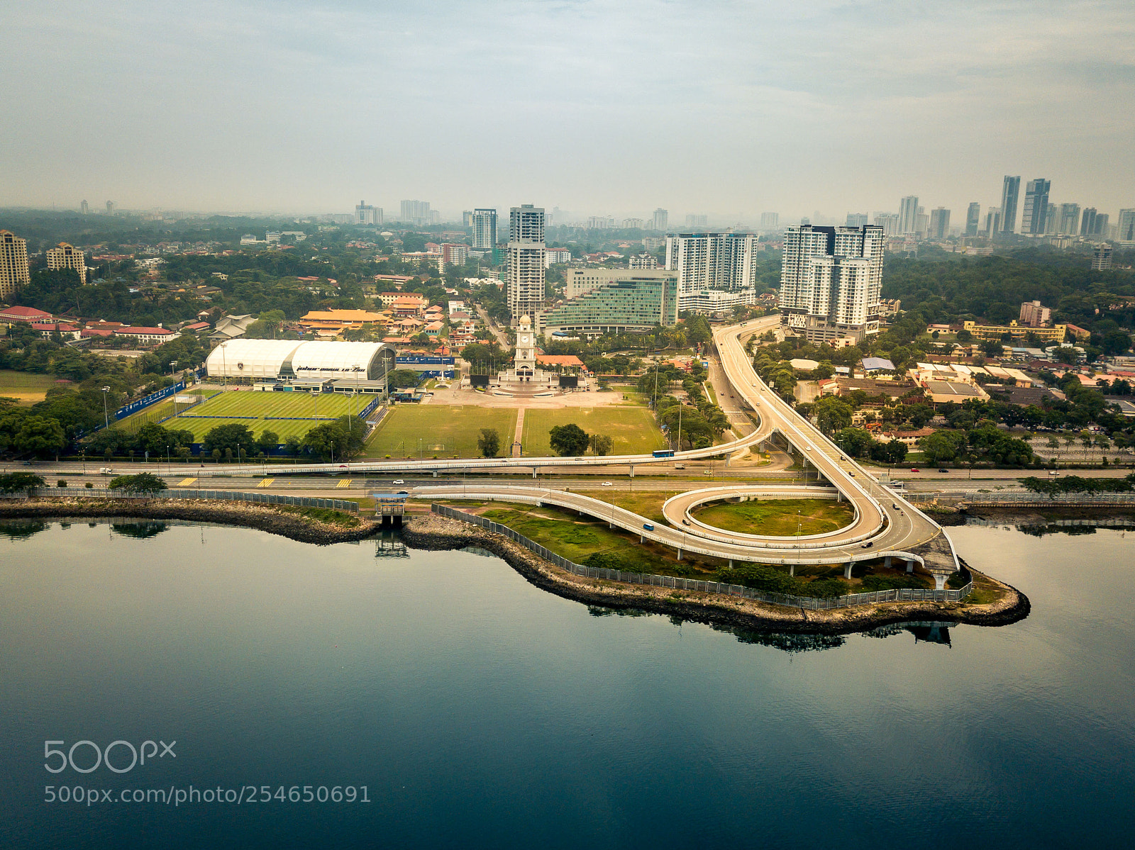 DJI FC220 sample photo. Dataran bandaraya johor bahru photography