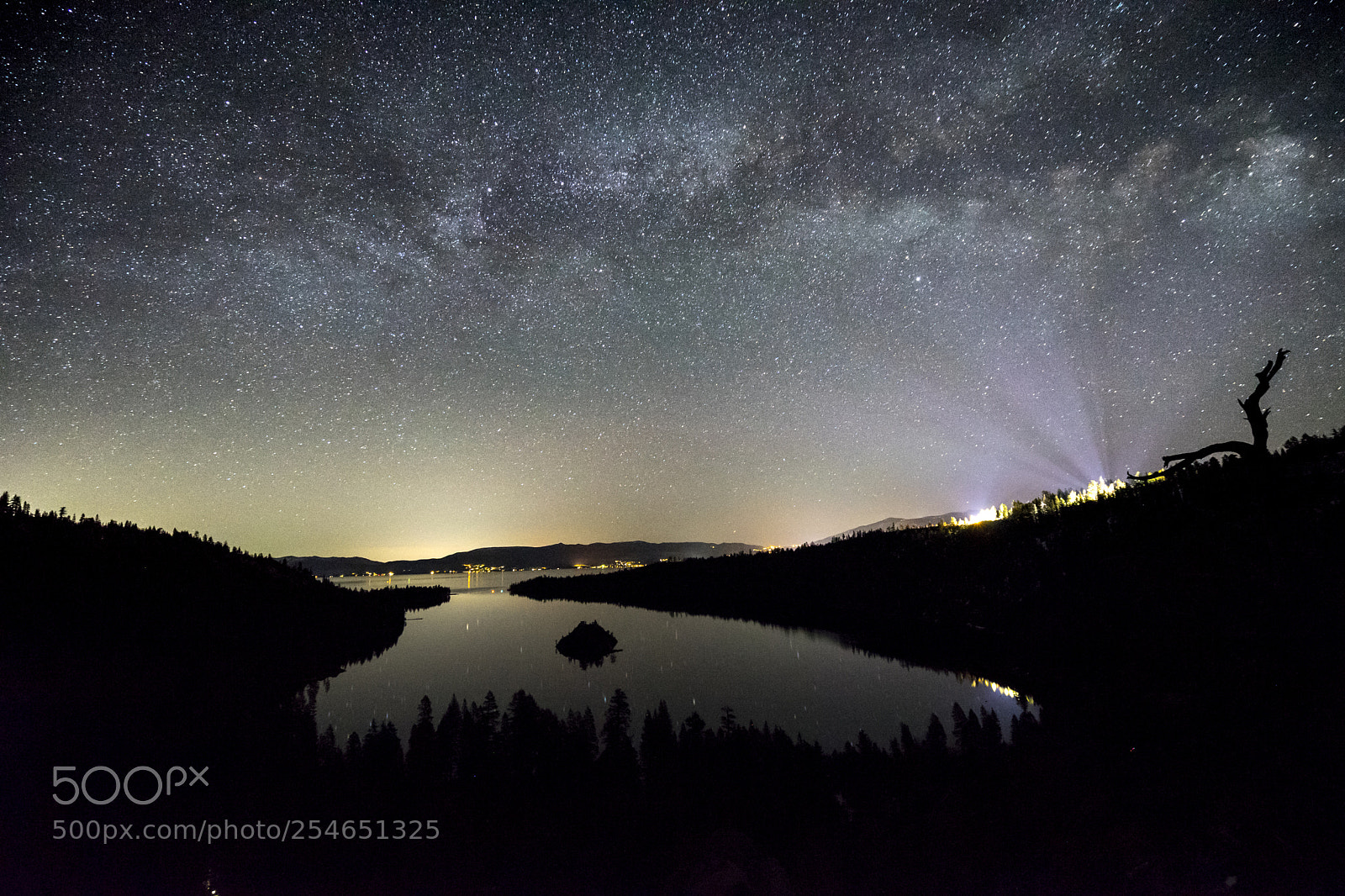 Sony a7 II sample photo. Emerald bay starry night photography