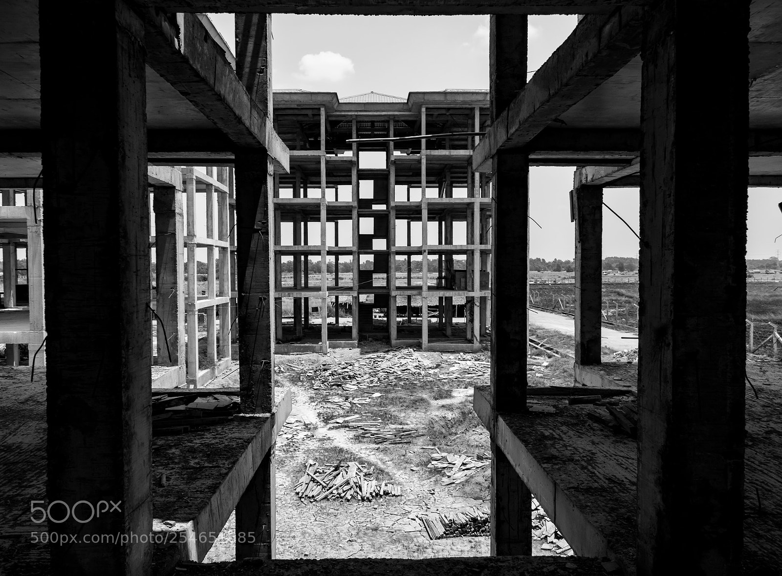 Nikon D5300 sample photo. The abandoned site photography