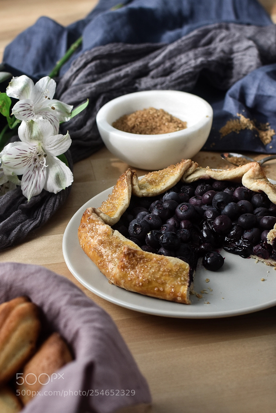 Nikon D3400 sample photo. Blueberry galette by aline photography