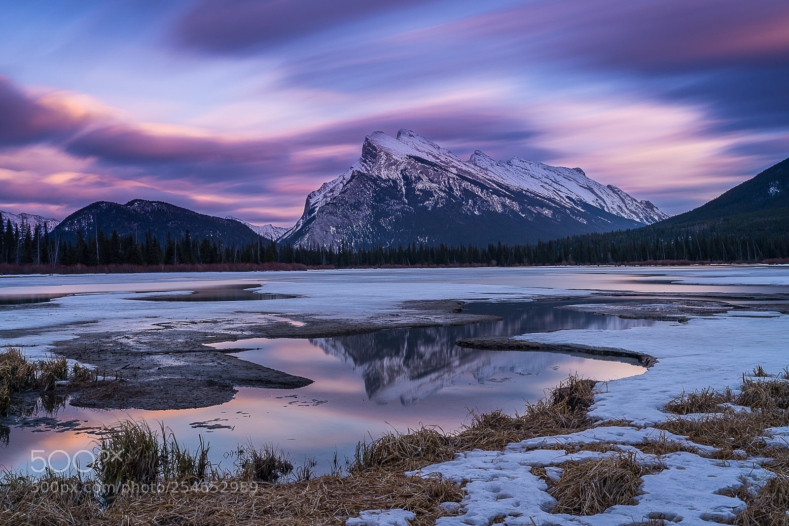 Sony a7R III sample photo. Vermillion lake and mount photography