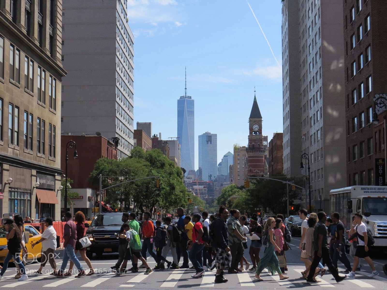 Canon PowerShot SX50 HS sample photo. Busy manhattan  photography