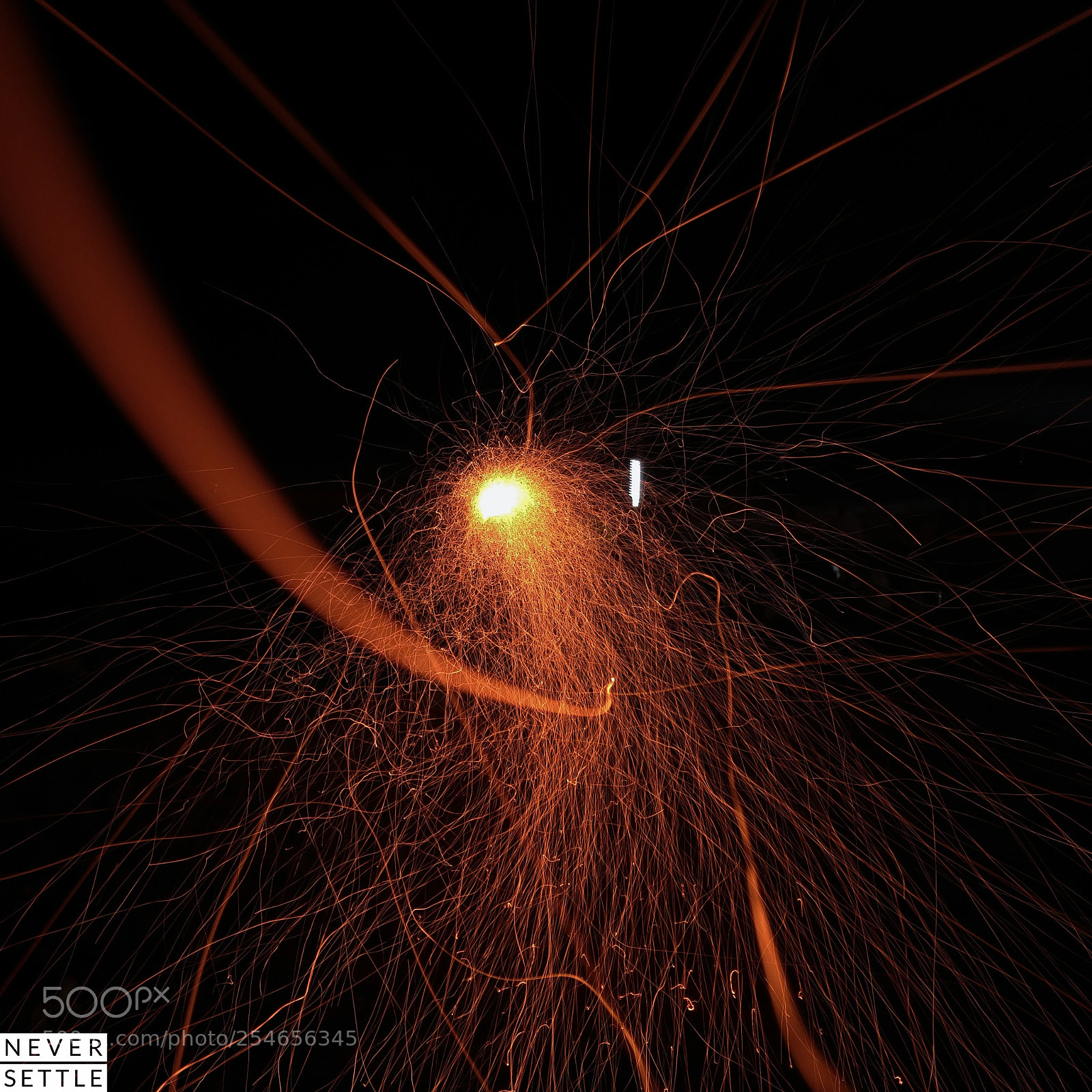 OnePlus 5 sample photo. Corn maker light trail2 photography