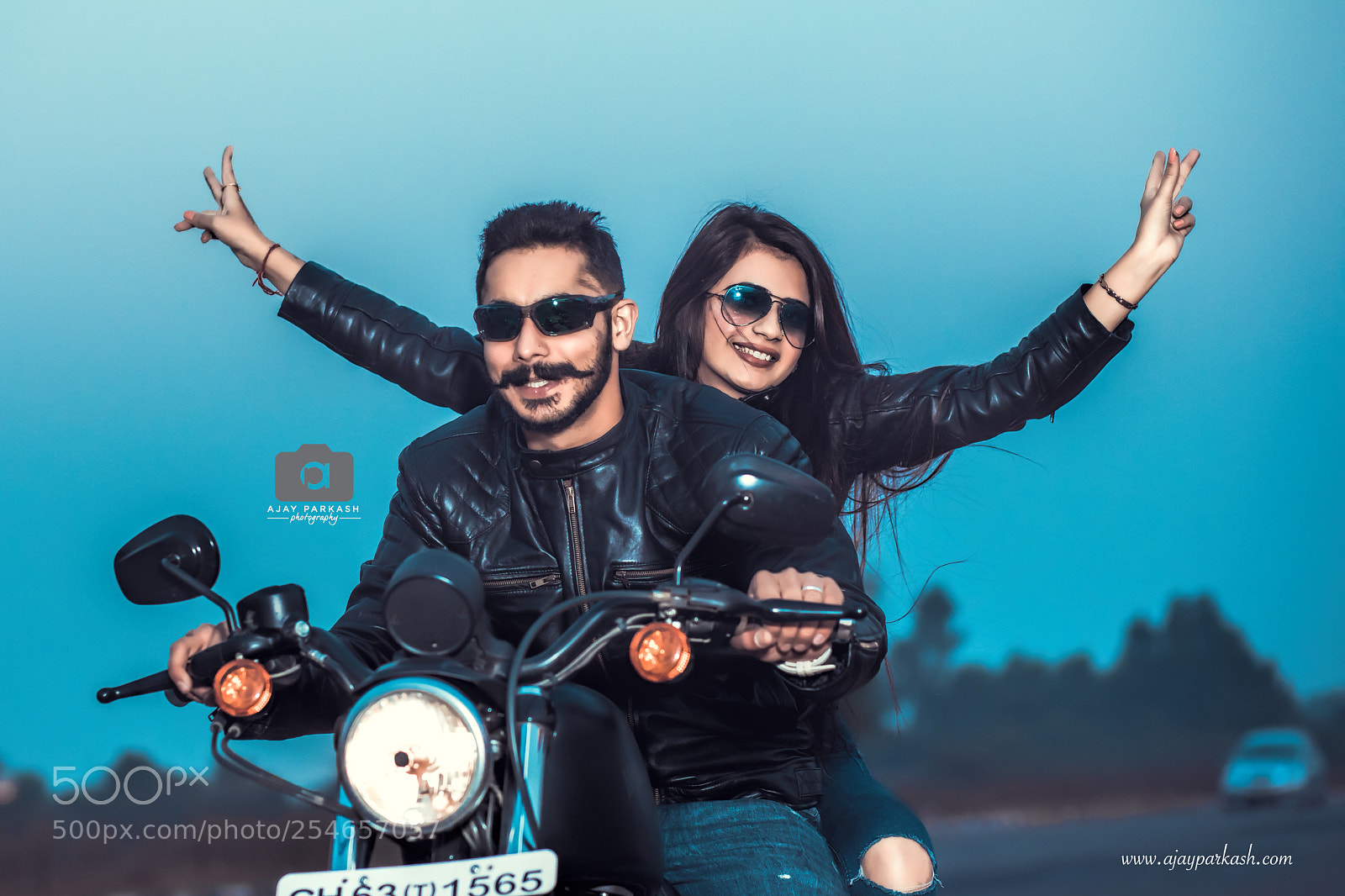 Canon EOS 5D Mark IV sample photo. Biker couple photography