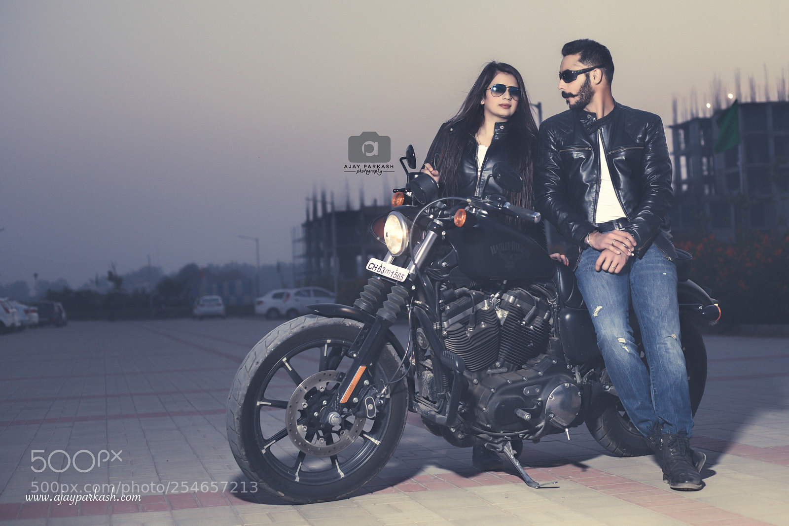 Canon EOS 5D Mark IV sample photo. Biker couple photography