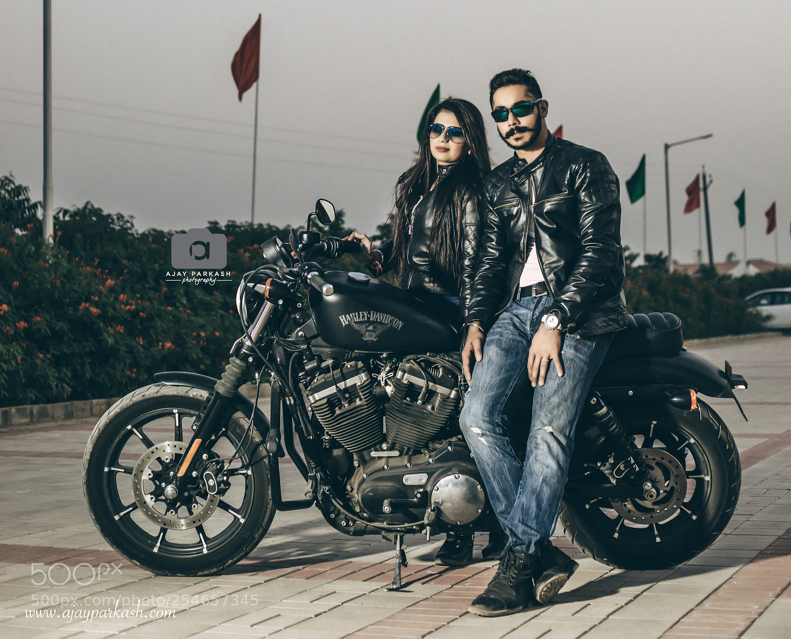 Canon EOS 5D Mark IV sample photo. Biker couple photography