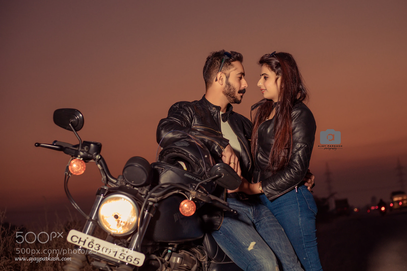 Canon EOS 5D Mark IV sample photo. Biker couple photography