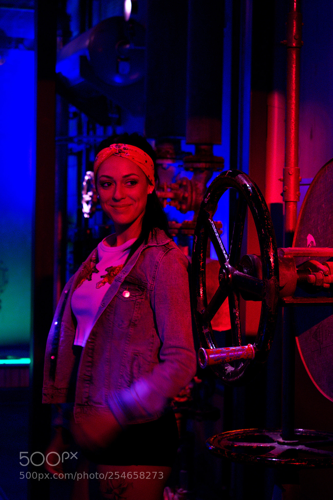 Nikon D3400 sample photo. In red light photography
