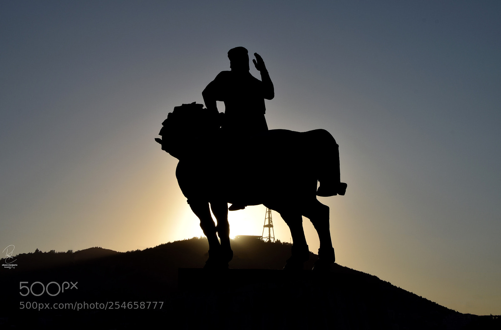 Nikon D3300 sample photo. Statue of king vakhtang photography