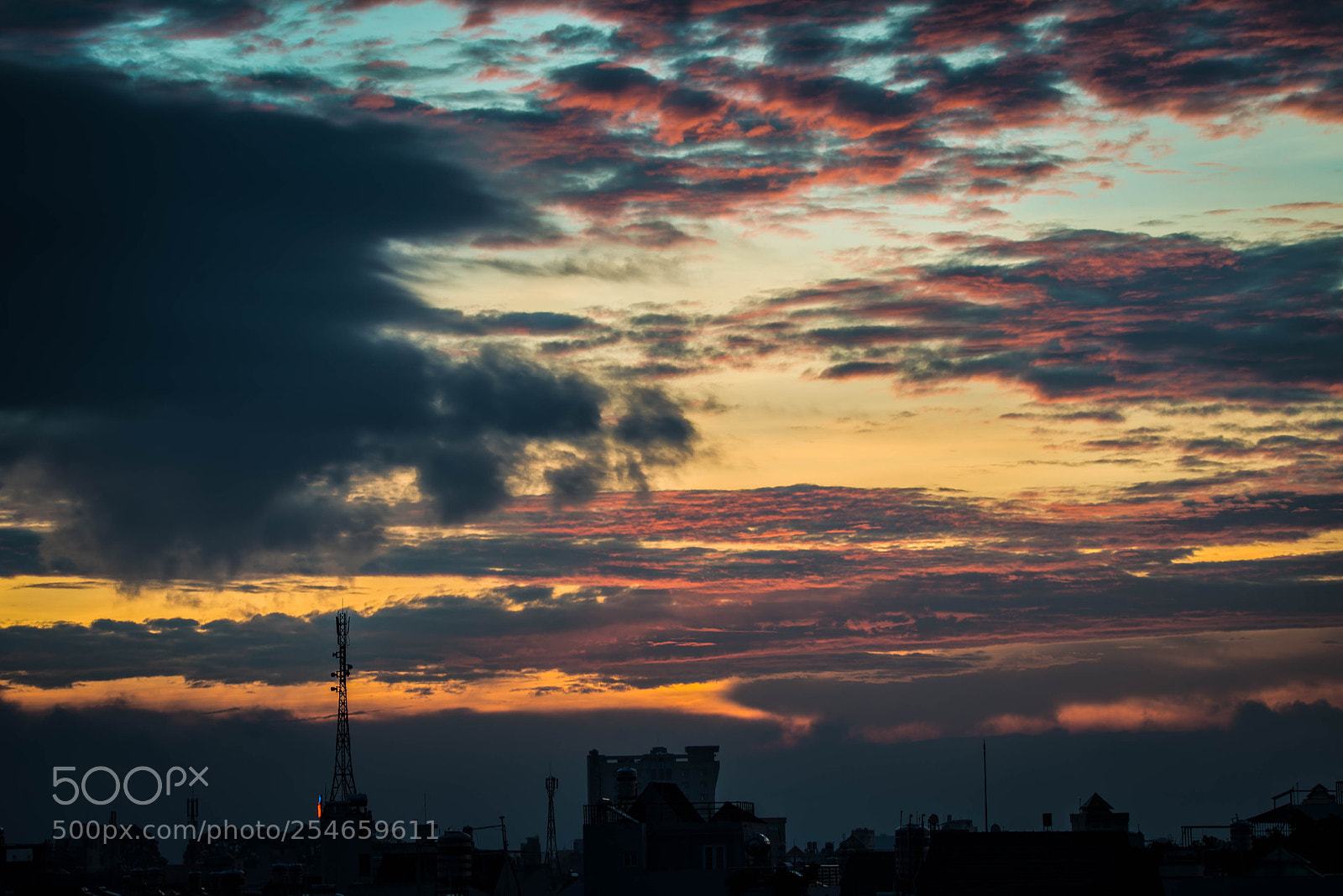 Nikon D800 sample photo. Sunset on my city photography
