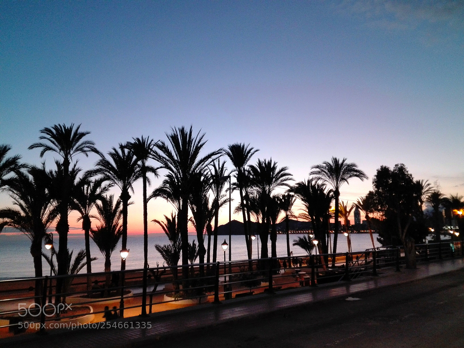 HUAWEI P8 Lite sample photo. Atardecer en benidorm photography