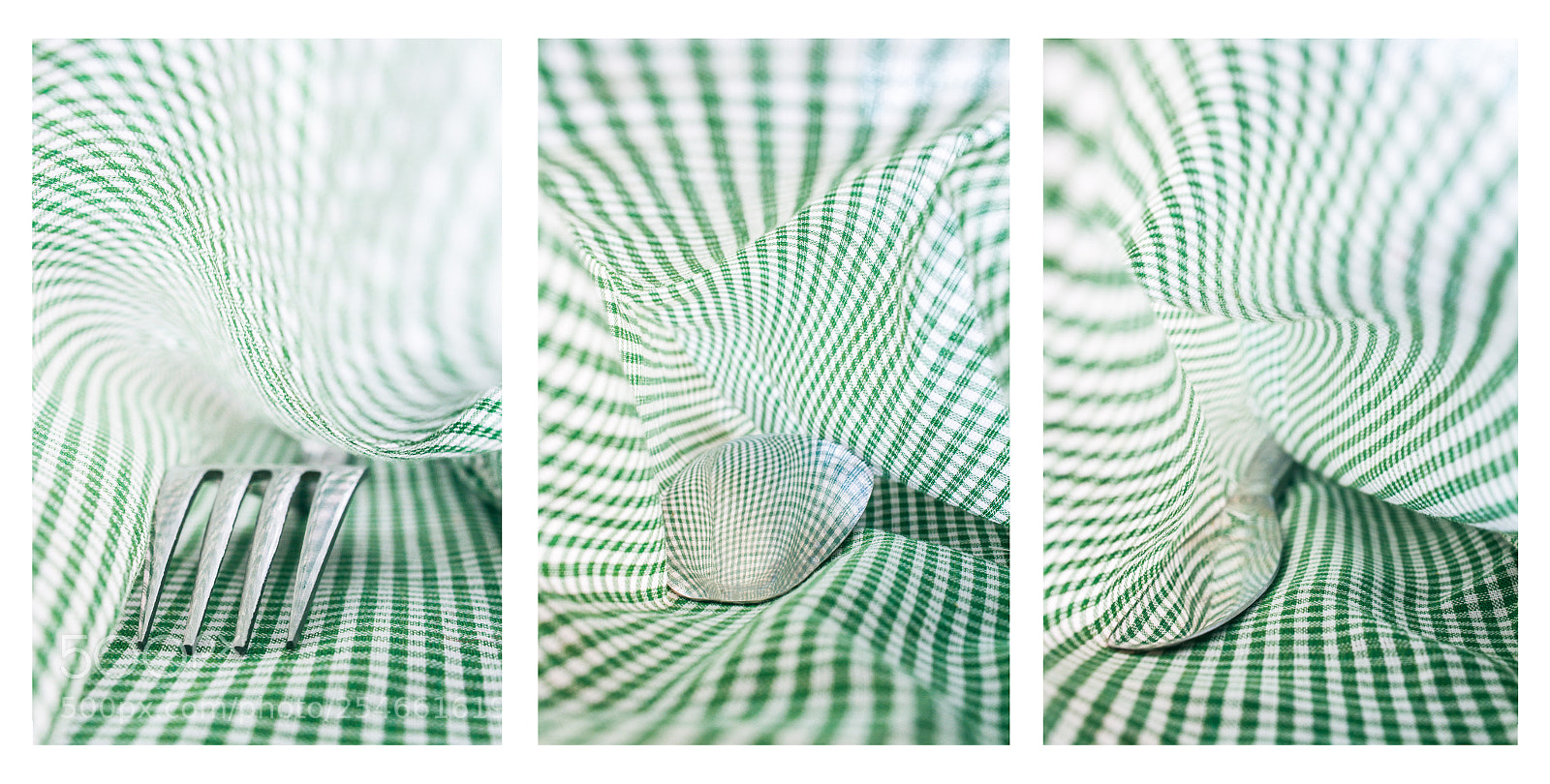 Canon EOS 7D sample photo. Cutlery triptych photography