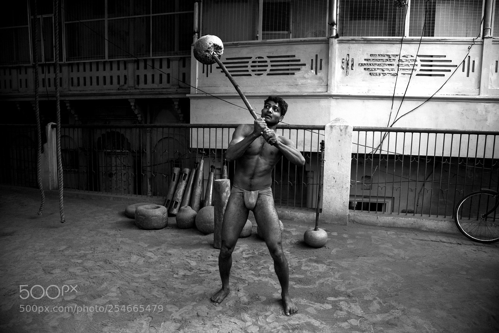 Nikon D810 sample photo. Varanasi akhada photography