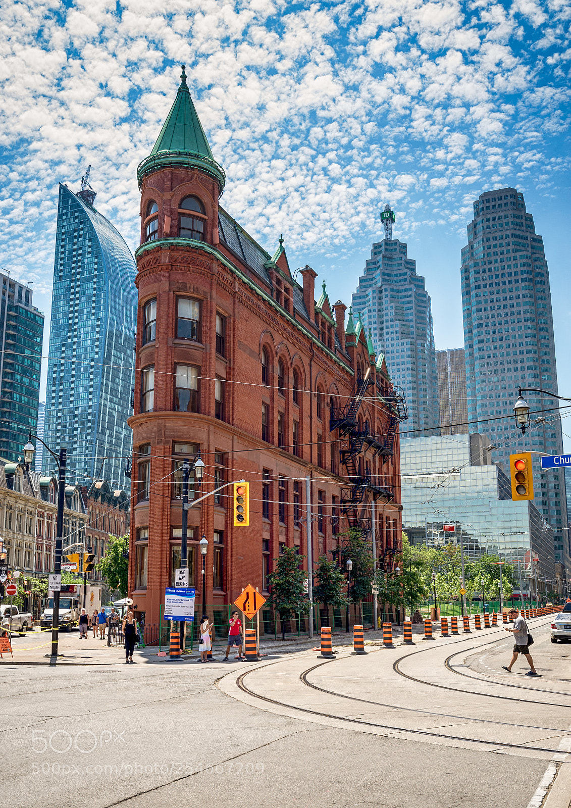 Nikon D610 sample photo. Gooderham building in toronto photography