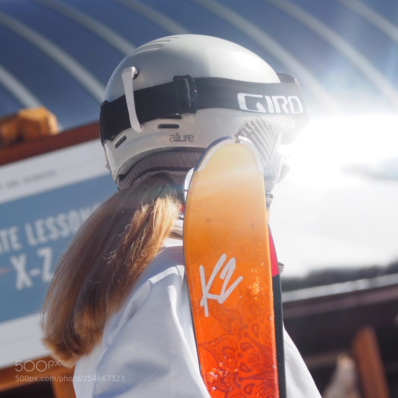 Olympus OM-D E-M10 sample photo. Skier  photography
