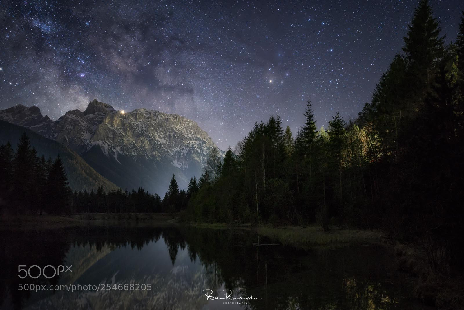 Sony a7R sample photo. Karwendel at night photography