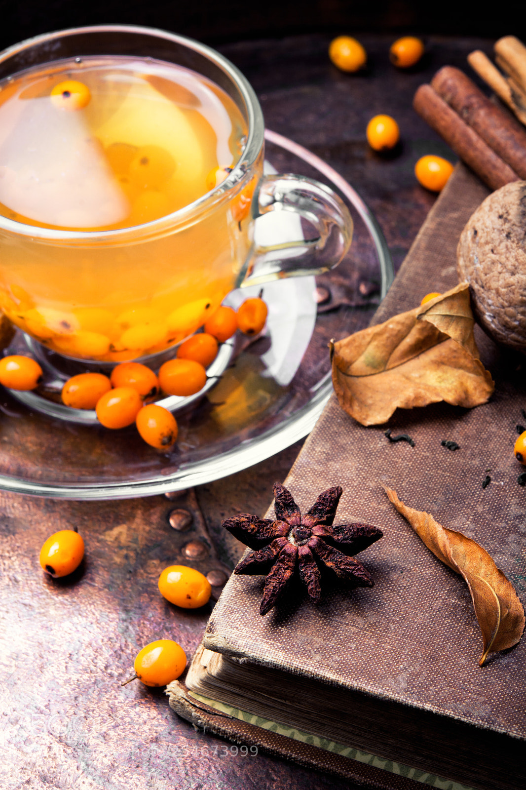 Nikon D7100 sample photo. Healthy tea with sea-buckthorn photography