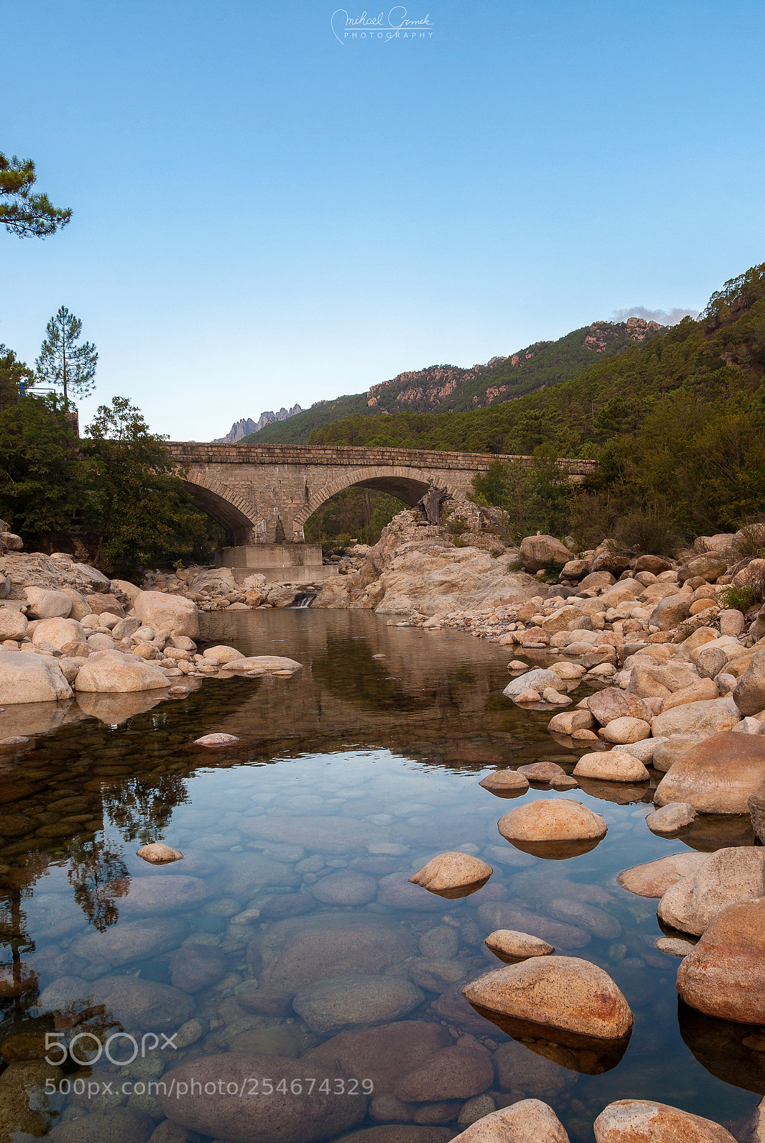 Nikon D200 sample photo. Solenzara river, corsica photography