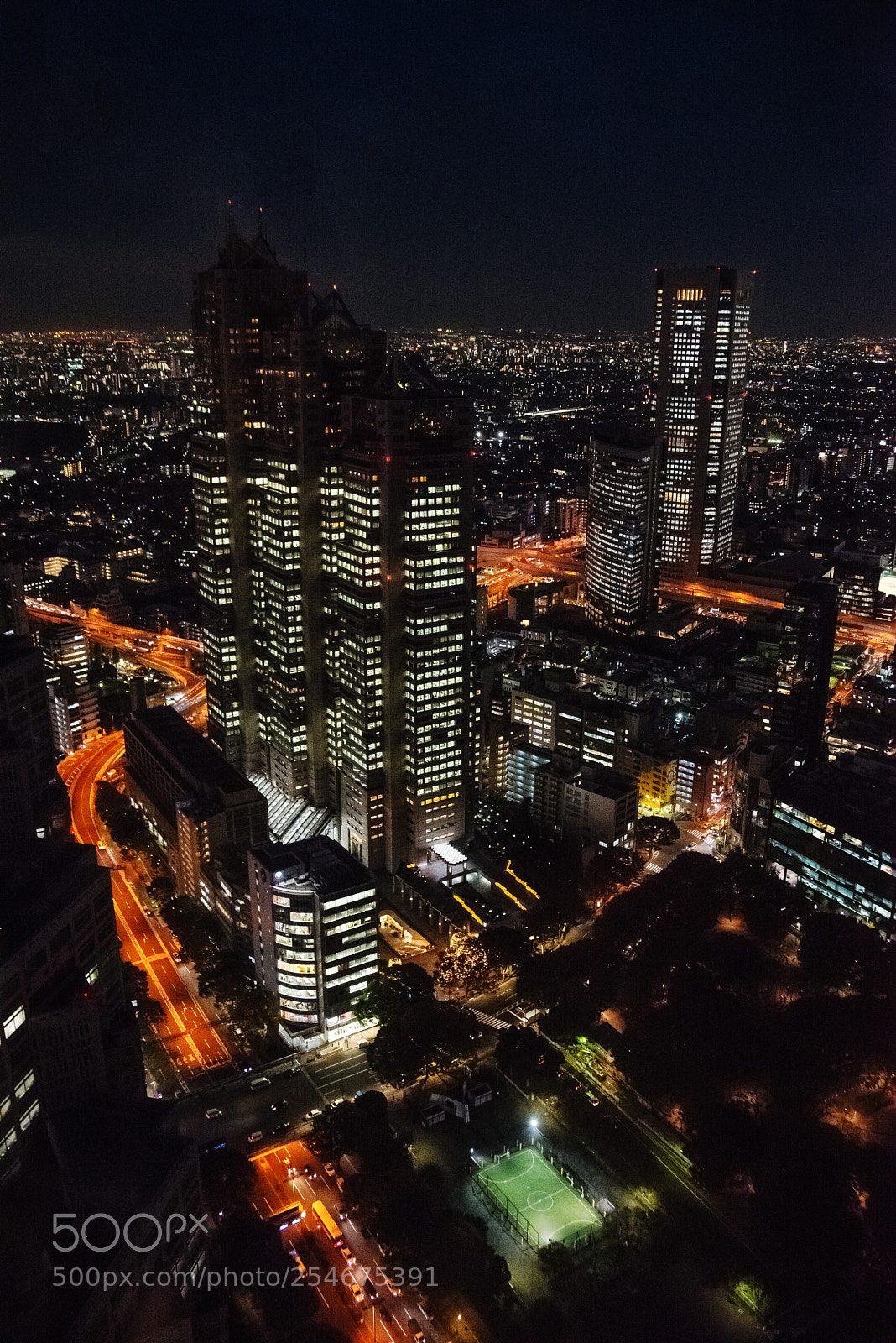 Nikon D610 sample photo. Highway of lights photography