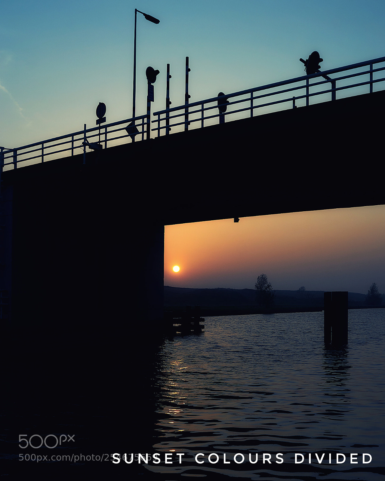 Sony ILCA-77M2 sample photo. Sunset colours divided photography