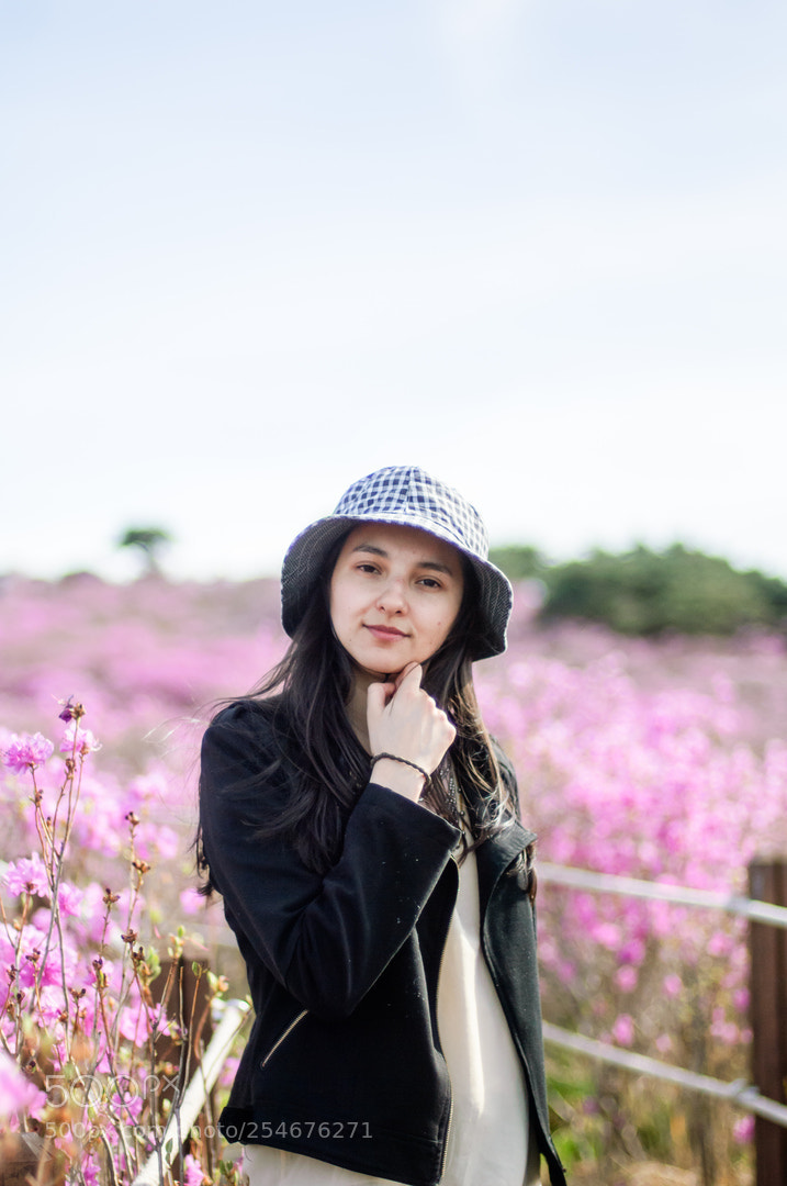 Nikon D2X sample photo. Azalea photography