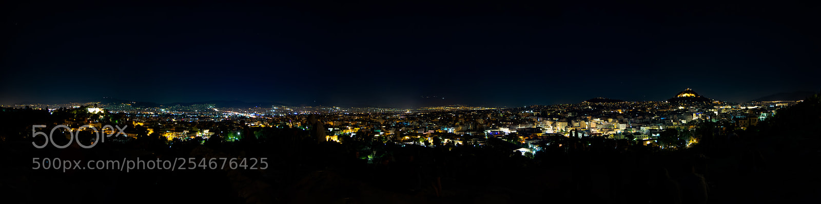 Nikon D3400 sample photo. Athens panoramic view from photography