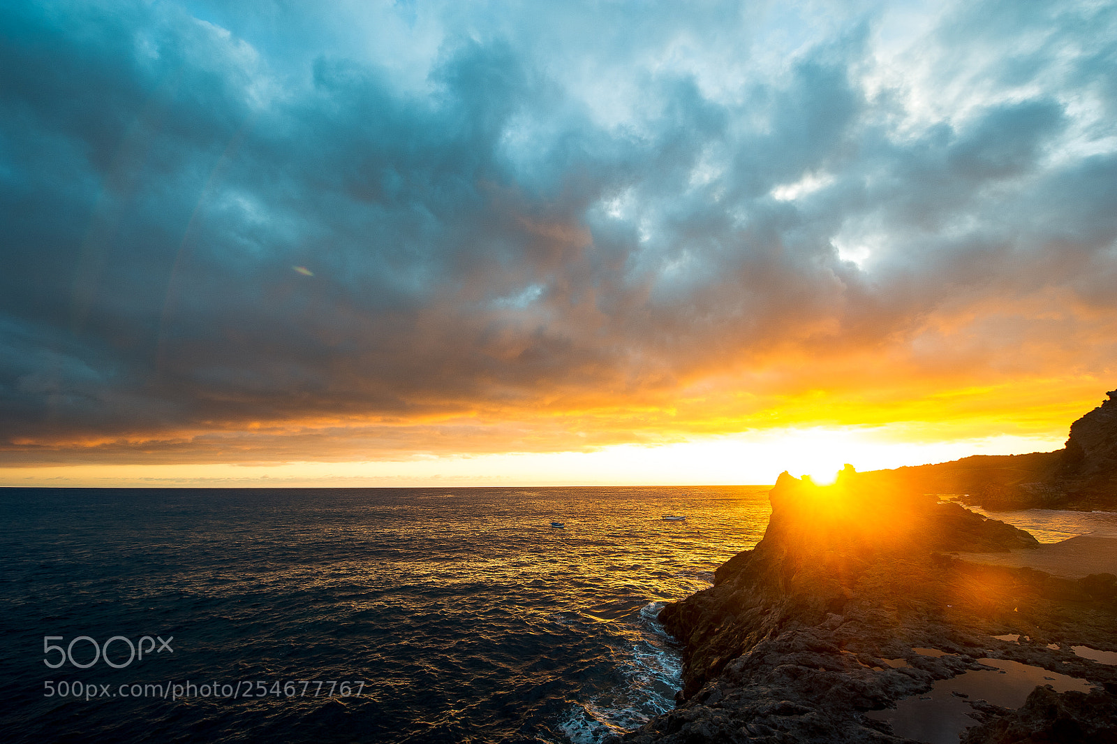Nikon D3S sample photo. Canarian sunset photography