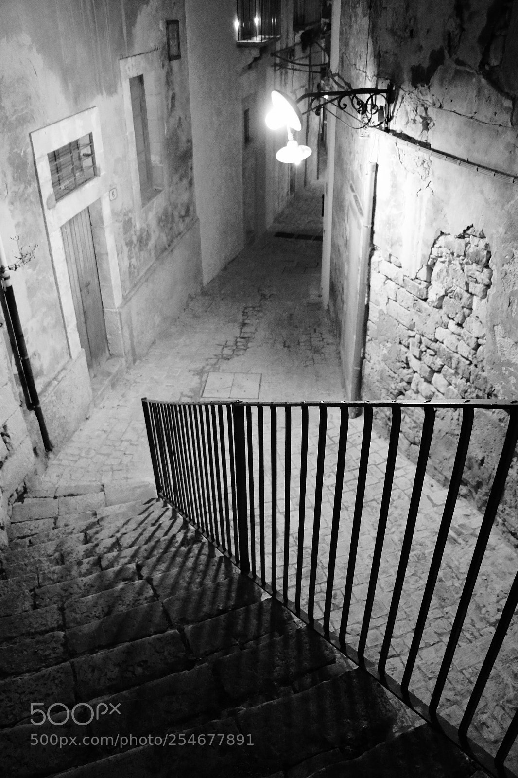 Canon EOS 70D sample photo. Ragusa stairs photography