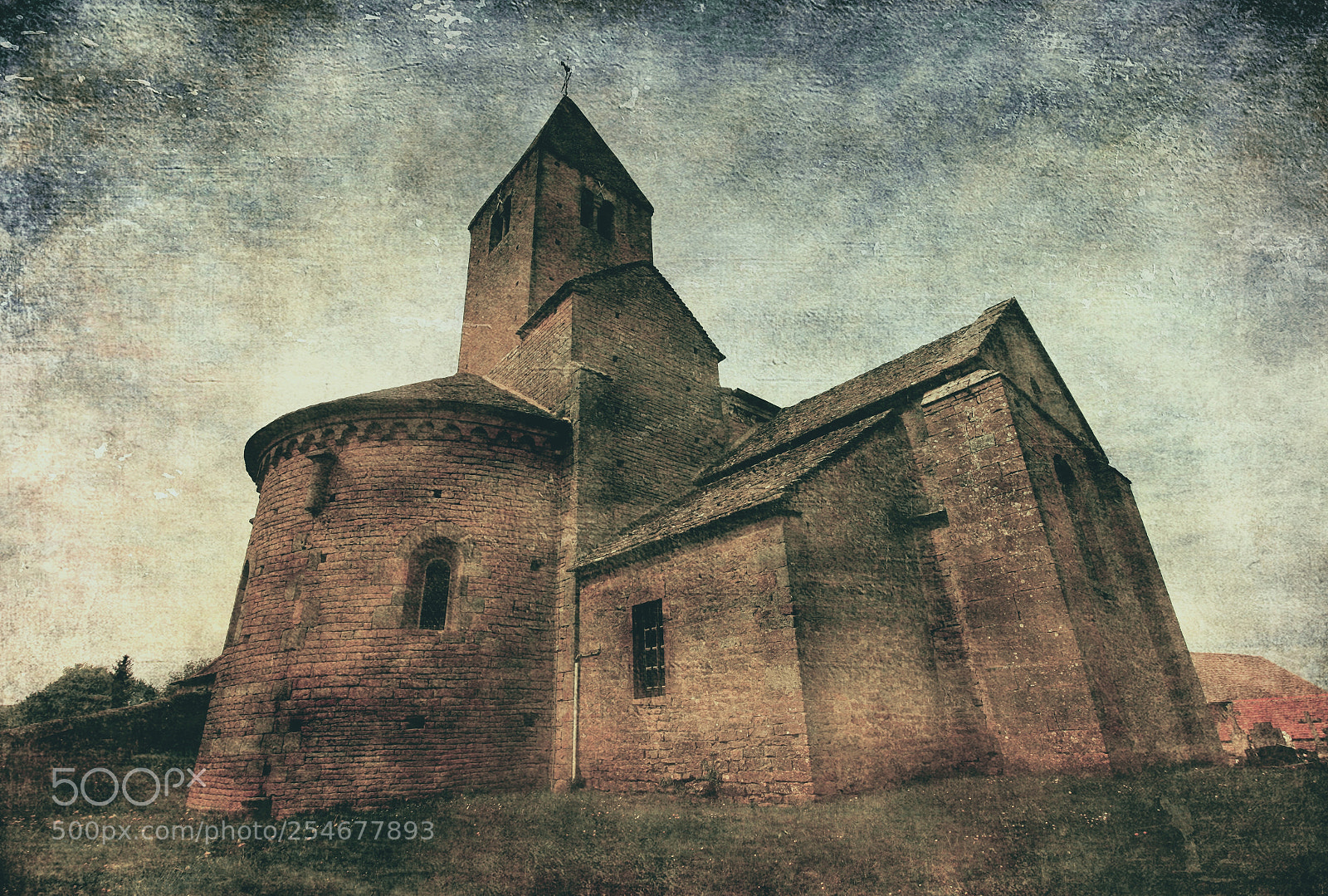 Canon EOS 5D Mark II sample photo. Old country church photography