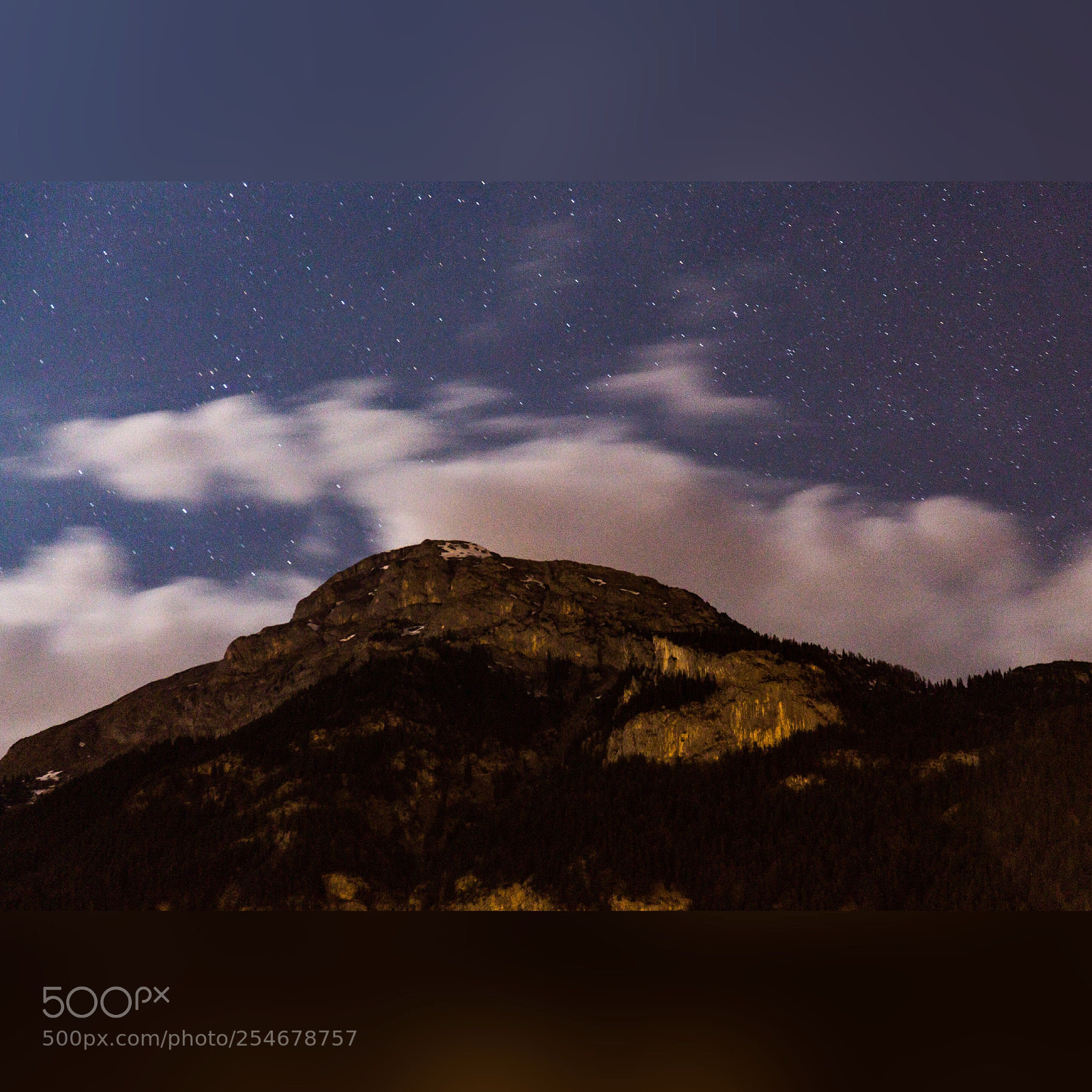 Canon EOS 700D (EOS Rebel T5i / EOS Kiss X7i) sample photo. Sonnwendjoch @ night photography