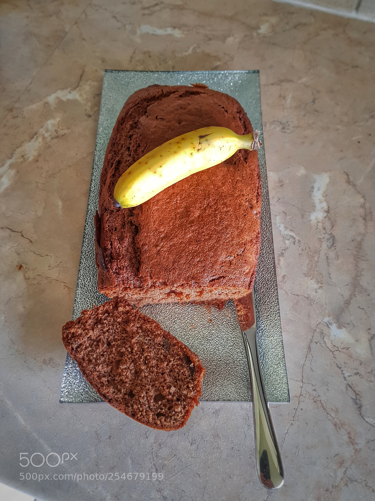 Samsung Galaxy S8 sample photo. Banana cake photography