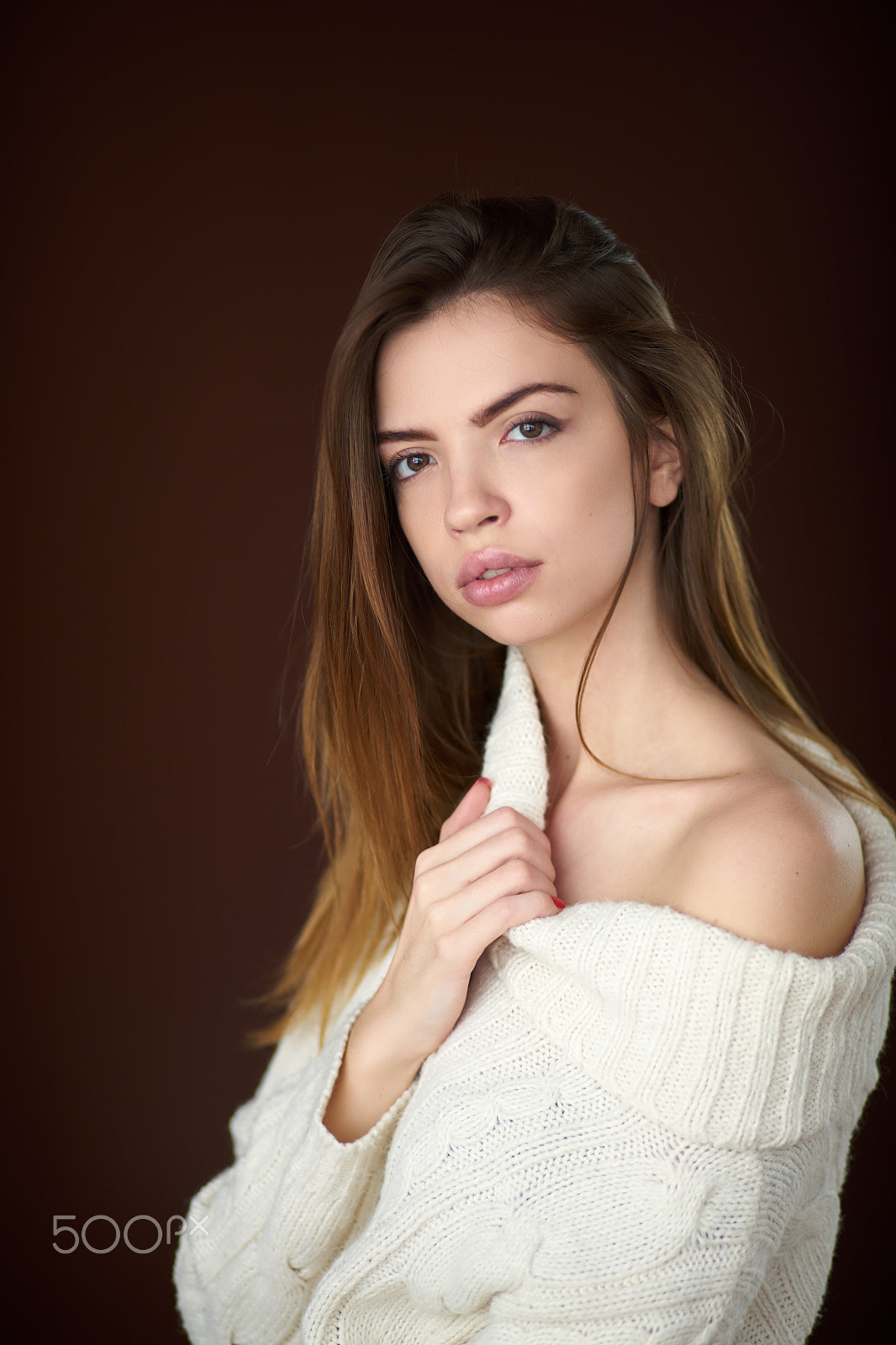 Sony a7 II sample photo. Model posing in studio during classic test shoot photography