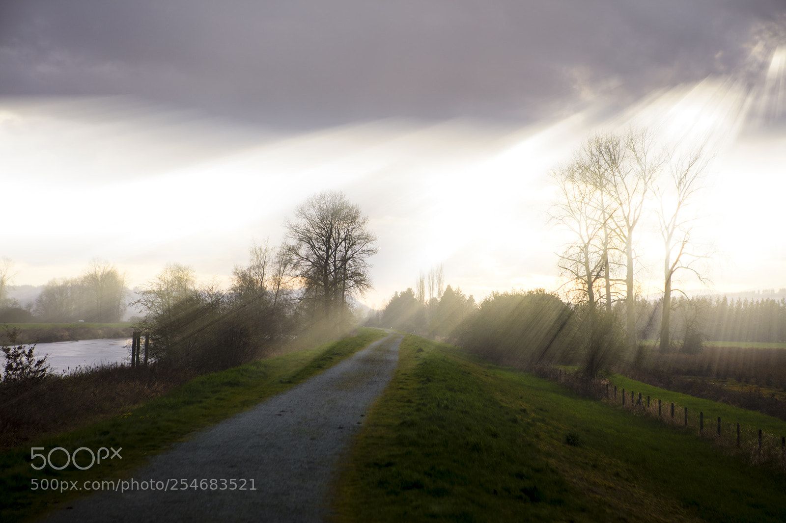 Canon EOS 5DS R sample photo. Country dike photography